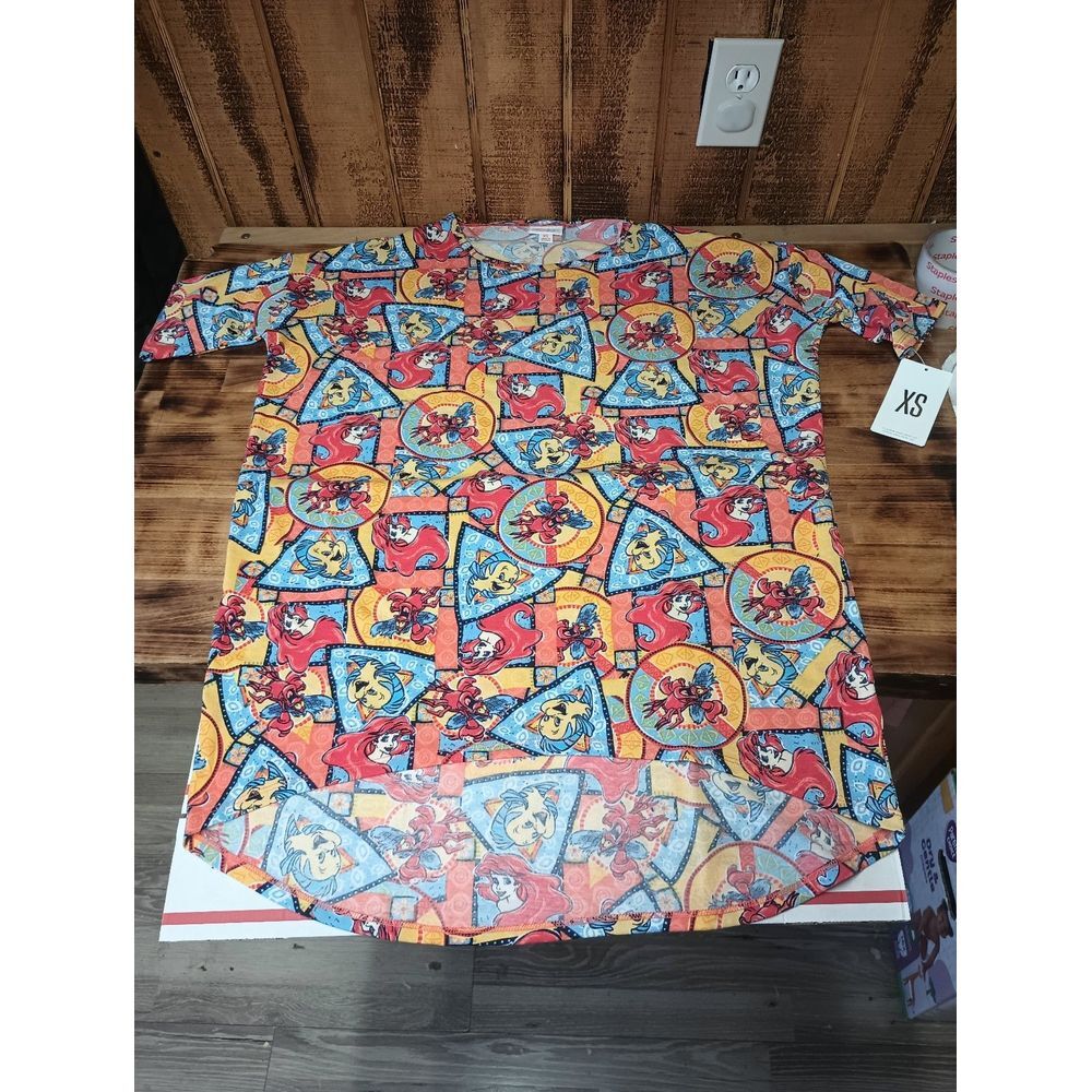 Lularoe XS The‎ Little Mermaid Top long tail NWT